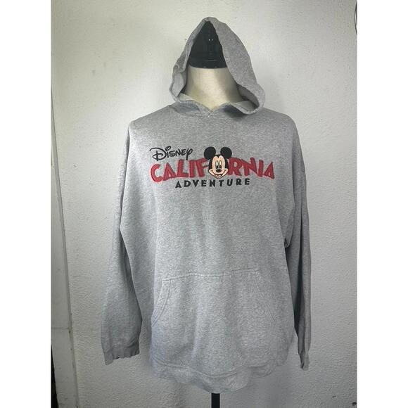 Disney Vintage 2XL Gray Embroidered CA Adventure Sweatshirt - Picture 1 of 11
